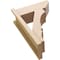 Ekena Millwork 7 1/2-in W x 18-in D x 26-in H Balboa Slat Rough Cedar Woodgrain TimberThane Outlooker, Primed Tan OUTUR075X18X26BOA24RCPR - alternate 5
